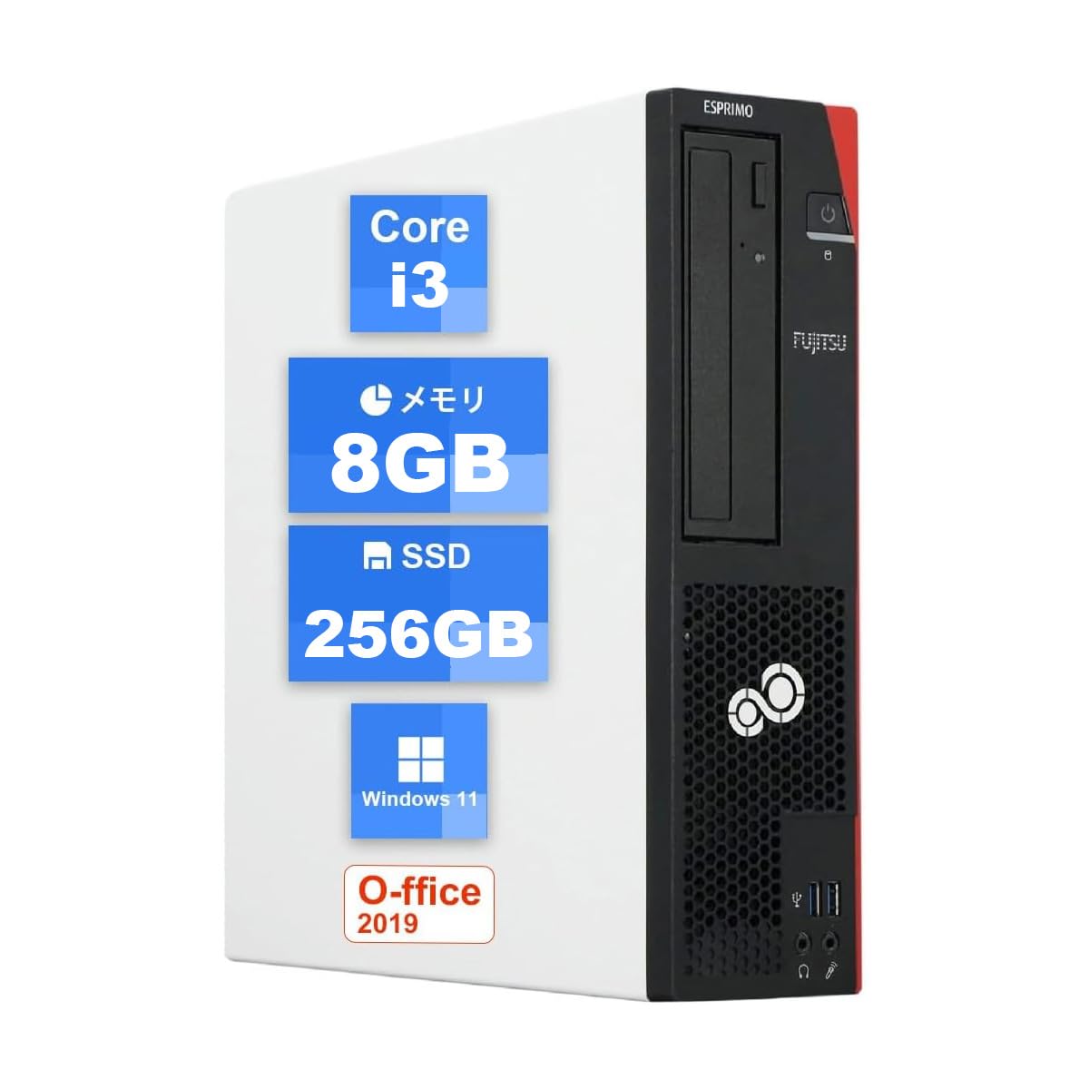 Amazon.co.jp: 【整備済み品】富士通デスクトップESPRIMO D588 第8世代 