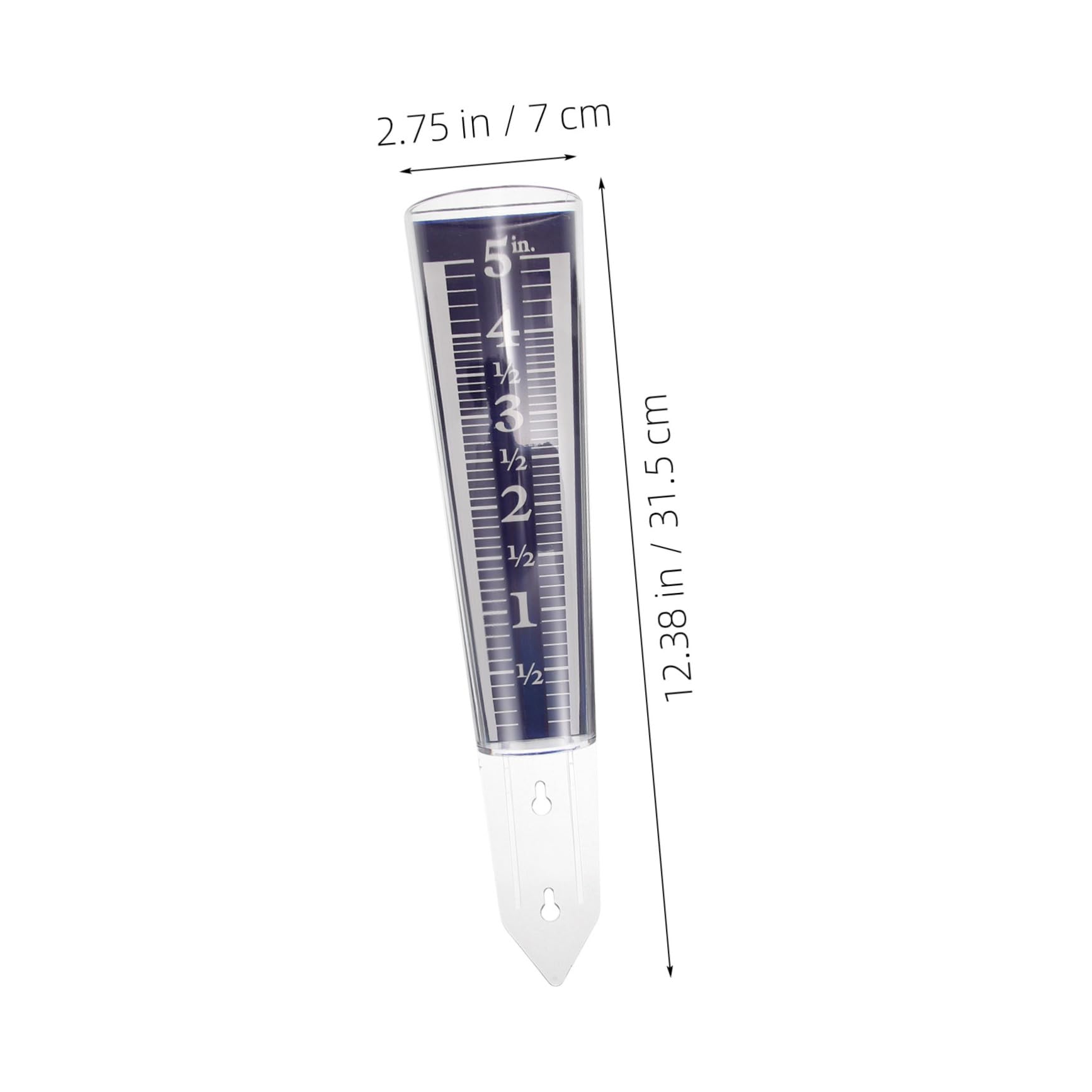 Hemobllo 5stücke Rain Gauge Transparent Niederschlagsmesser Für Garten Außenbereich Präzise Messung Einfache Installation Design Für Und Pflanzenpflege