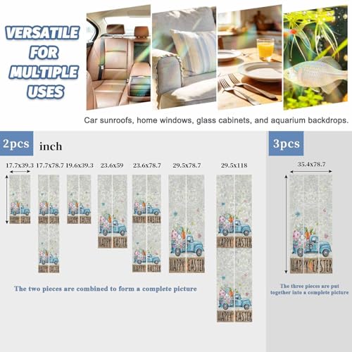 Vinilo decorativo para ventana con efecto arcoíris 17.7x39.3 pulgadas miniatura 4