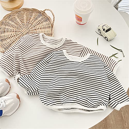 Betadog Toddler Sweatshirts Boy Long Sleeve Shirts Cotton Casual Halloween Tops Tees Printed (Coffee, 6-12 Months)3