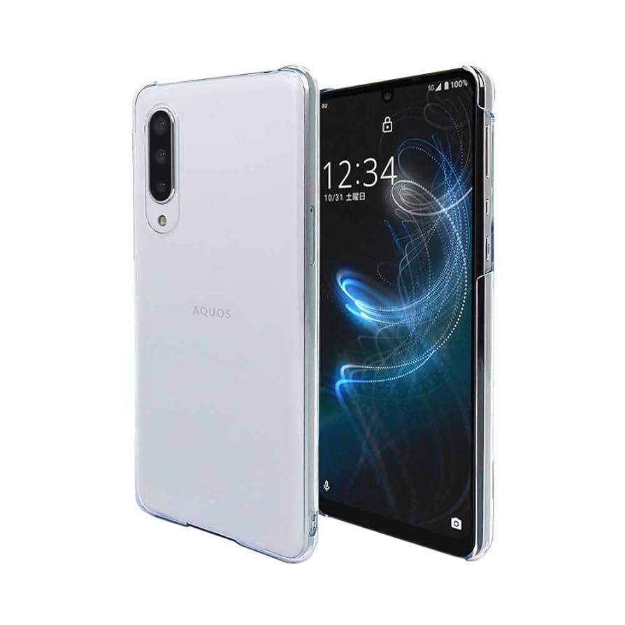 AQUOS - AQUOS zero5G basic DX ホワイト SIMフリー 本体 ケース AQUOS zero zero5G basic ハード クリア ケース au DX SHG02