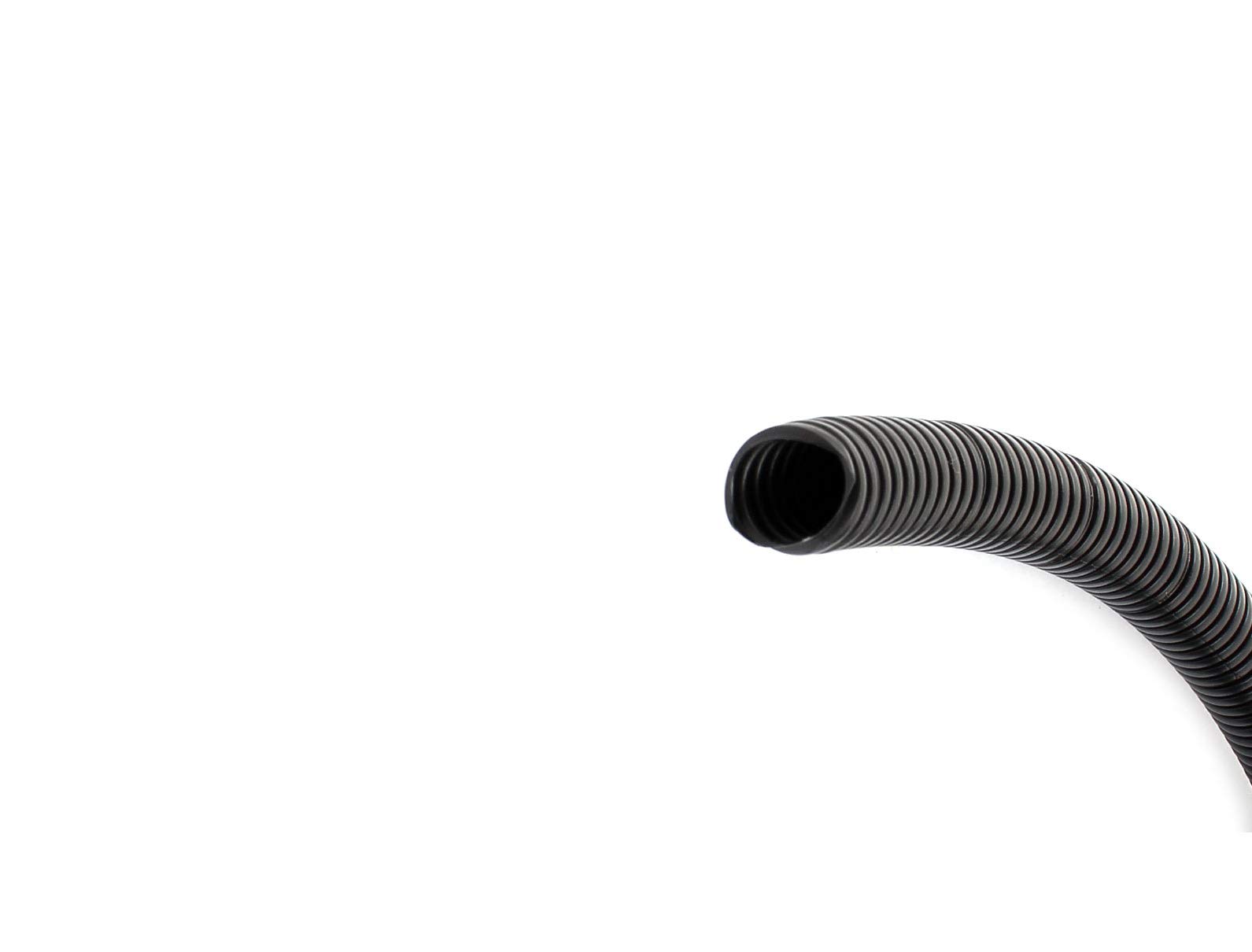 Aexit 14mm Inner Tube Fittings Dia Flexible Corrugated Tube Hose Cable Pipe Microbore Tubing Connectors Black 3.5M