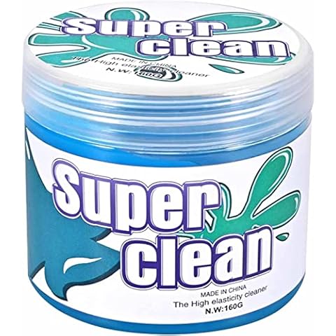 Tech MD Keyboard Cleaning Gel Car Cleaning Putty Slime Cleaner Detailing Gel Universal Dust Cleaner for Laptop, Printer, Camera, Remote Control (1 Pack (160g)) Cover