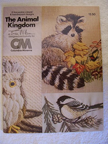 The Animal Kingdom of Erica Wilson (21 Traceable Crewel & Needlepoint Designs) 1977