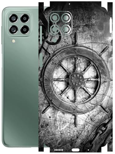 Image of AtOdds - Full Body Back Screen Guard Protector Film - Lamination Wrap Skin Sticker Compatible with Samsung Galaxy M53 (5G) | Scratchproof Matte Finish (Voyage)