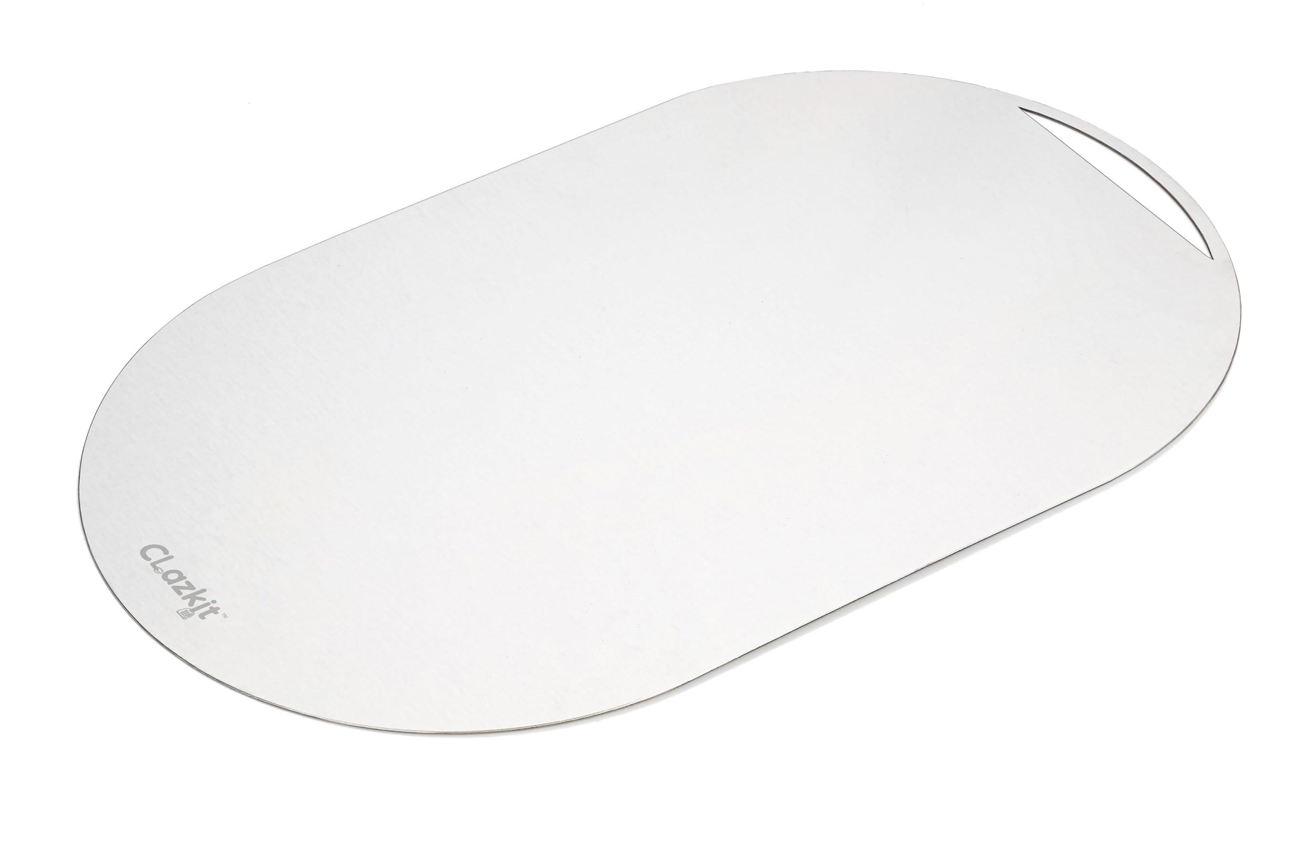See full amazon price history chart for Clazkit Ovel Stainless Steel Chopping Cutting Board Vegetable,Fruit,Bread & Meat Durable Safe & Heavy Duty(405 X 255 X 1mm) Clazkit Ovel Stainless Steel Chopping Cutting Board Vegetable,Fruit,Bread & Meat Durable Safe & Heavy Duty(405 X 255 X 1mm) (B0CQK2Z99R) Amazon Price History, Amazon Price Tracker