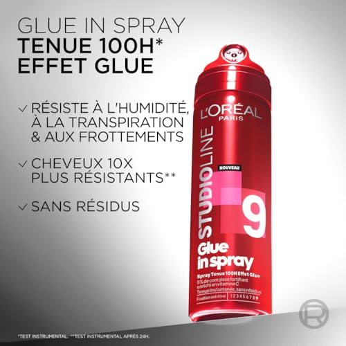 Spray Coiffant Micro-Diffusion L'Oréal Paris Fixation Extrême Effet Glue - 3