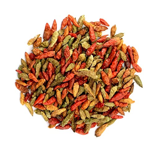 LEVITATE SPICES Birds Eye Chilli|Value Pack|Dried|Kanthari Mulaku|Thai Chilli|Jeerige Menasu (200 Grams)