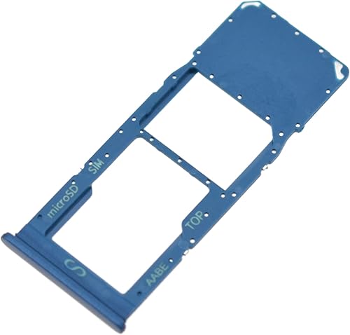 Bandeja de tarjeta SIM individual para Samsung Galaxy A12 SM-A125F SIM tarjetero para SM-A125F SIM ranura de repuesto para SM-A125M SM-A125U azul