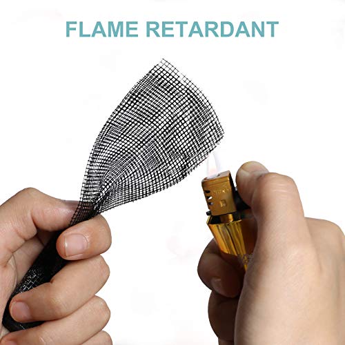 Hador Window Screen Replacement 48 In X 99 In With 32 Ft Screen Retainer Spline, Gray Ultra-Durable Screen Repair Kit, Not Easy To Tear Upgraded Polyester Window Screen Mesh Net Roll For Window & Door #TOP3