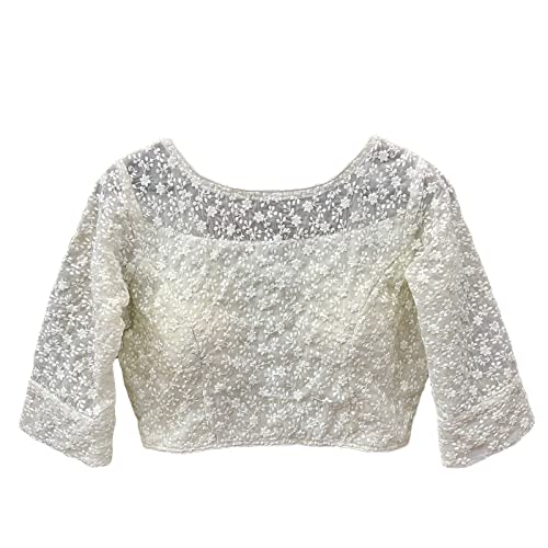 Image of Vihu Fashion Women Georgette Half Sleeve Blouse
