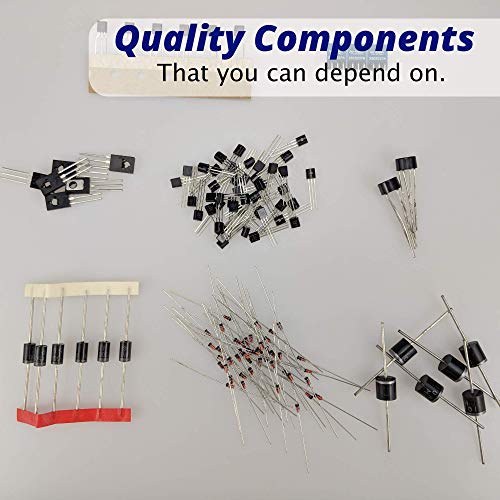 Joe Knows Electronics Semiconductor Kit (320 Transistors & Diodes)