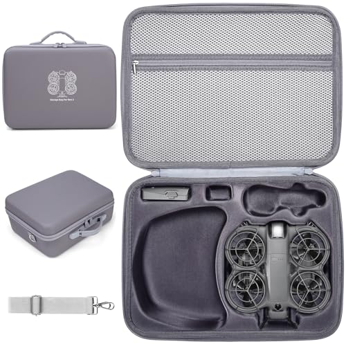 Funda rígida de transporte para DJI Neo 2 Motion Fly More Combo Drone, bolsa de almacenamiento portátil impermeable para gafas Neo N3/3, controlador RC Motion 3, cargador de batería
