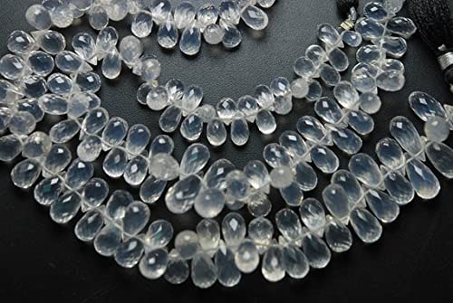 Quartz glace briolettes AAA de LKBEADS pour la création de bijoux luxueux