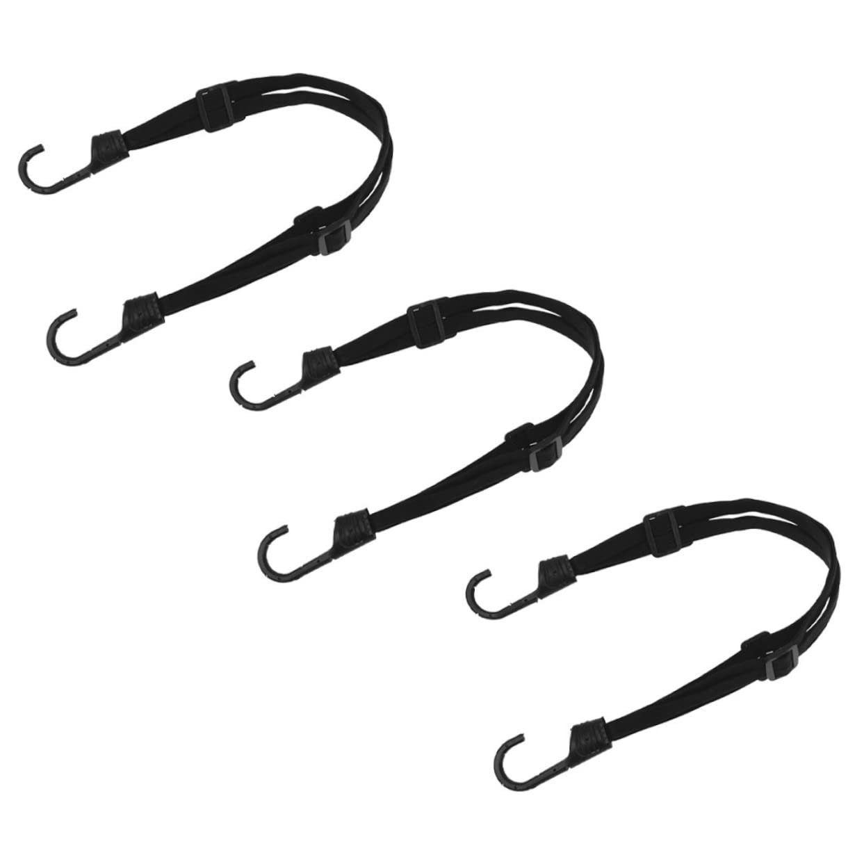 SOLUSTRE 3 Pack Lashing Tape Luggage Belt Straps Durable Tie Down Straps Belt for Outdoor Use 4 Sliding Hooks for Suitcase Cargo