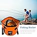 Mrrainbow Collapsible Bucket, Foldable Water Container, 12L Portable Lightweight Pail for Camping,Traveling, Fishing, Gardening,Car Washing, Hiking