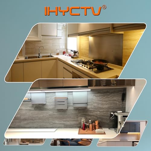IHYCTV T5 LED Röhre 7W 517mm für 13W Leuchtstoffröhre, EVG/KVG Kompatibel mit G5 Sockel, 910lm 4500K Neutralweiß, 300° Beleuchtungswinkel, Glas, Nicht Dimmbar, 1 Stück