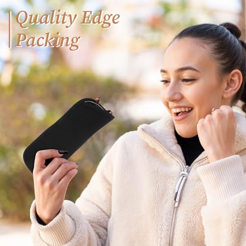 Image of Xthrotsenk 4 Pcs Glasses Case Soft Eyeglass Pouch Sleeve Cover Holder Protective Case for Glasses Travel Sunglasses Sleeve Holder Fabric Spectacle Pouch