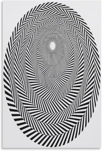 Impression Toile Bridget Riley Glow 4 Art Abstrait Premium