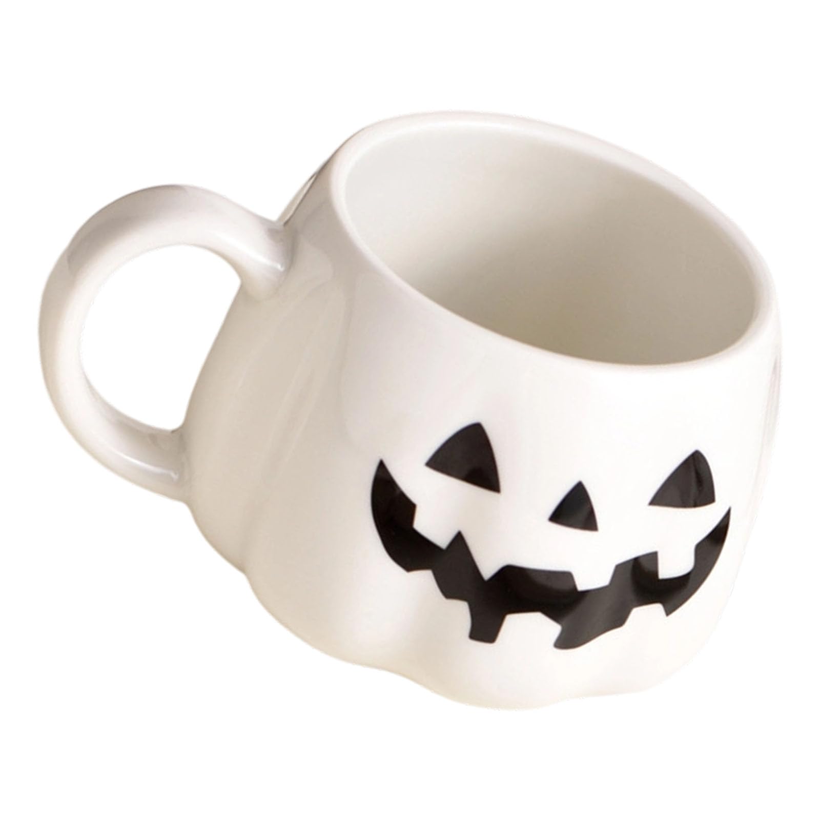 Elnwnnkc Ceramic Pumpkin Cup Halloween Oriented Cup with Not Deadly Luminousness Excellent for Daily Use Kitchen Dining Otherwise Present Thoughts Halloween Pumpkin