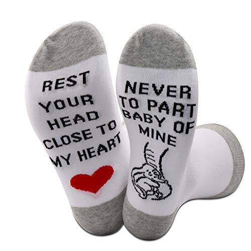 Dumbo - Calcetines inspirados en el regalo para amantes de elefantes, para descansar la cabeza cerca...