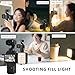 Flymile Pocket 3 Magnetic Mini LED Light Attachment, 8700K Adjustable Fill Video Light with Quick-Release Dual Cold Shoe Expansion Adapter for DJI Osmo Action 5 Pro/4/3 Camera Cage Accessories