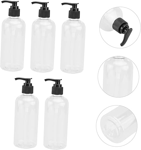 Miniatura 8 de Botella de bomba vacía recargable para champú, dispensador líquido de viaje, botella de presión para el hogar, habitación de hotel, al aire libre