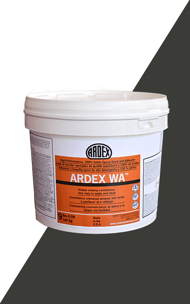 Ardex WA Black Licorice High-Performance, 100% Solids Epoxy Grout and Adhesive, 9 lb Tub