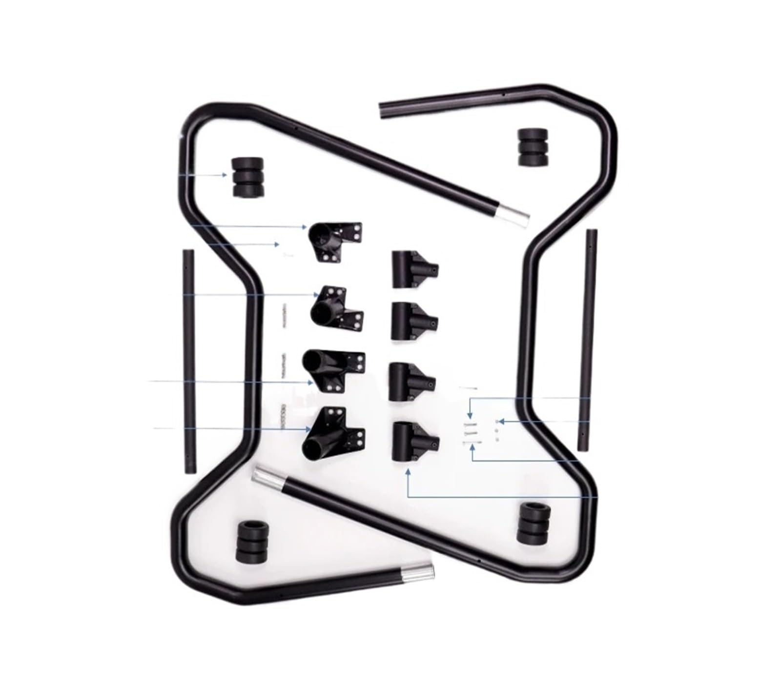Kit completo for carrello di atterraggio, compatibile con DJI T40 Agricultural, parti for carrello di atterraggio for droni