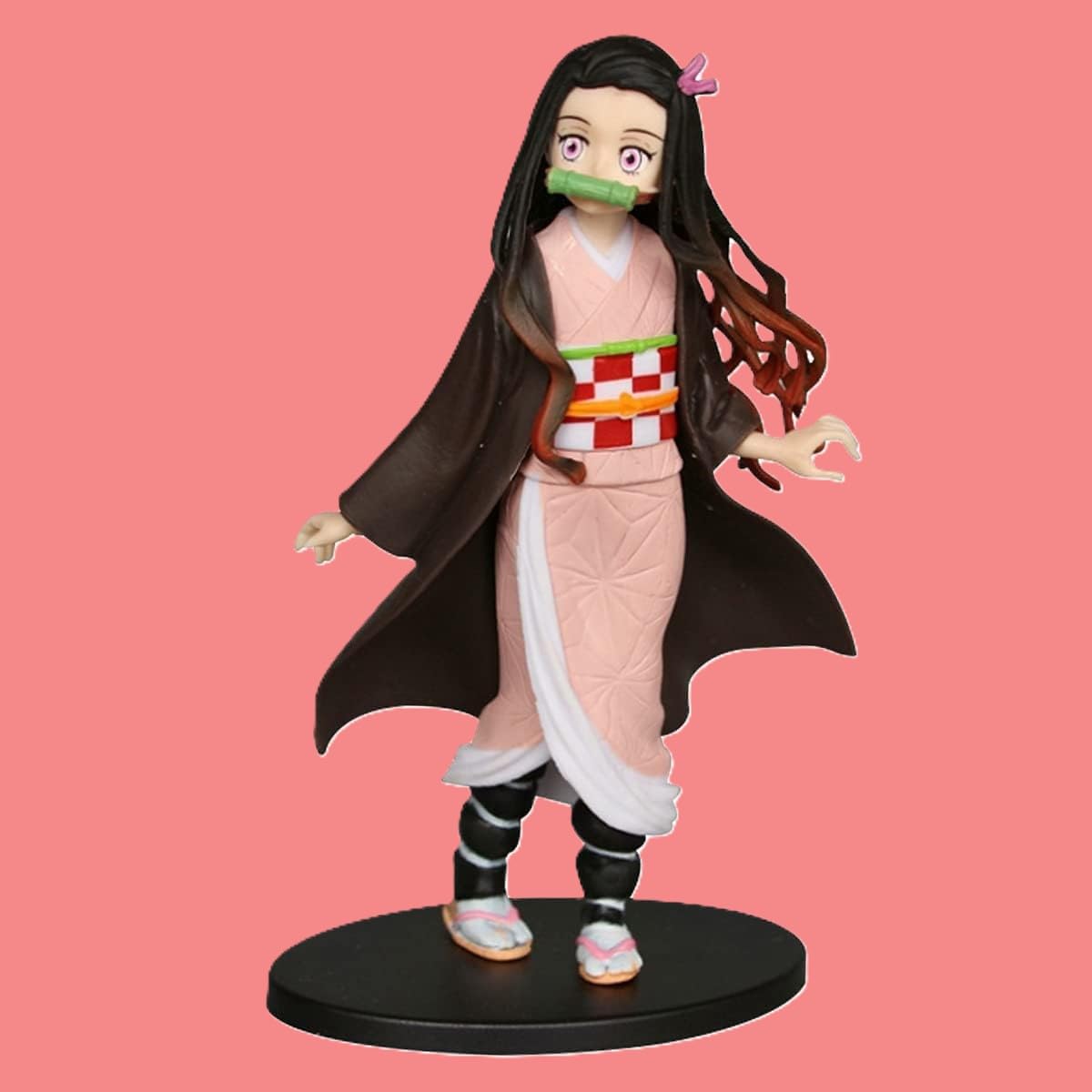 Awestuffs Action Figure Limited Edition for Car Dashboard, Decoration, Cake, Office Desk & Study Table (Nezuko D Slayer)