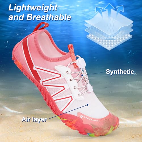Image of Hike Barefoot Shoes Women Men Non-Slip Healthy Breathable Fashion Trail Running Womens Mens Wide Toe Zero Drop Water Shoe