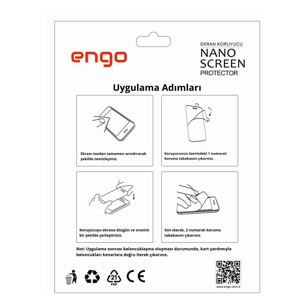 Engo Samsung Galaxy Tab S11 Hayalet Ekran Koruyucu 9H Temperli Nano Esnek Cam, Gizlilik (Privacy) Korumalı Anti-Spy Yandan Görünmeyen 11 İnç Sm-X730