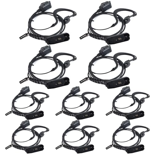 Auriculares walkie talkie Motorola DP4400 DP3400 DP3600 con conector multi-pin y micrófono PTT