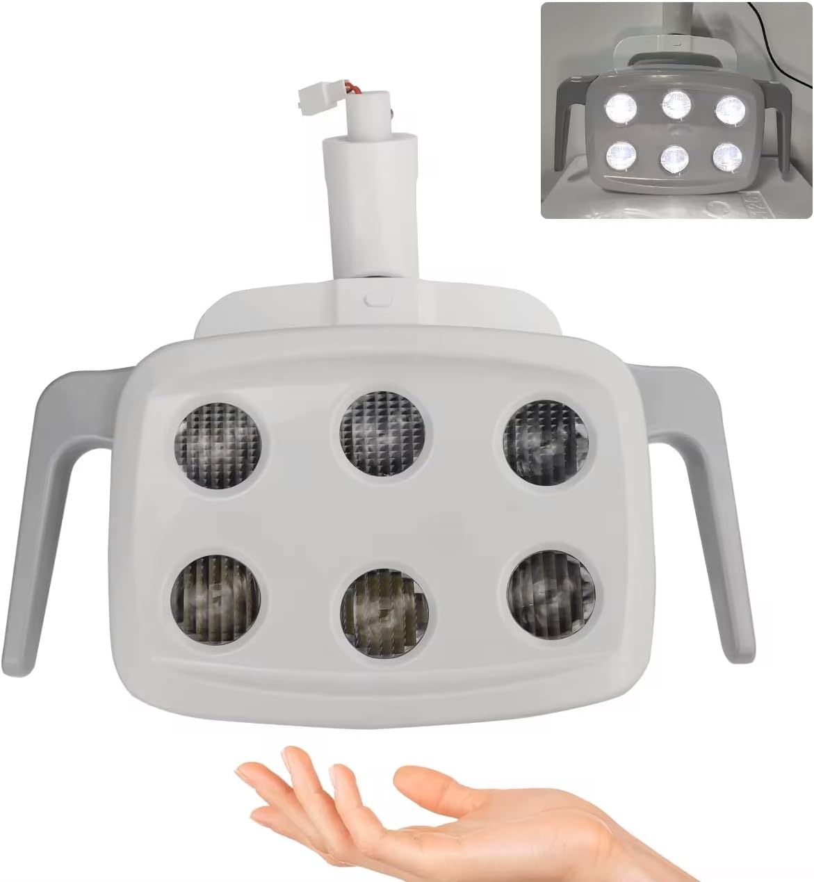 XUX 6LED Dental LED Lamp Oral Light Operating Light Chair Inductive Infrared Spotlight 22mm