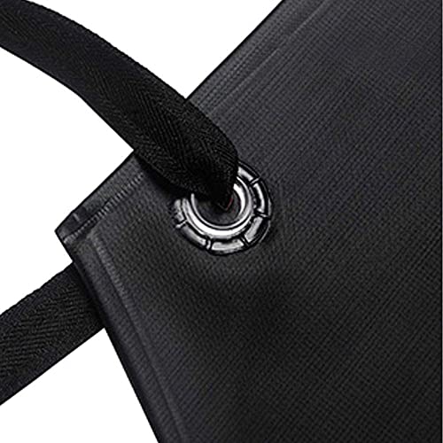 K Y Kangyun Waterproof Rubber Vinyl Apron Black thumb #3