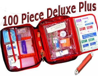 AKC Pet First Aid KitDELUXE PLUS, Large 100 Piece Kit with Tick Removal Tool