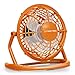 TROTEC - Mini Ventilateur de table USB orange TVE 1O | pour ordinateur/ordinateur portable | modèle Mini ventilateur de bureau/Fan | orange