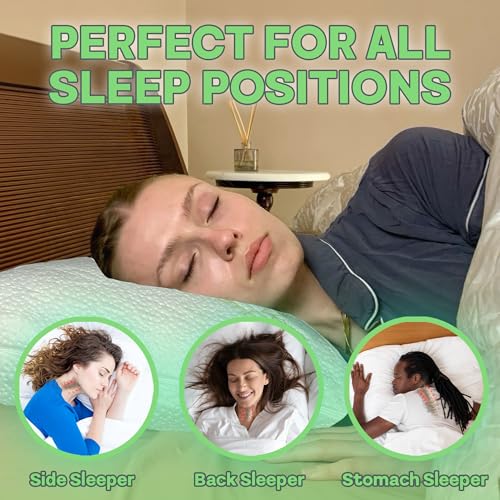 Almohada de espuma viscoelástica ajustable tamaño Queen miniatura 5