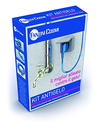 Fantini Cosmi k10 C9kit Kit Scaldante Kabel mit Thermostat und Stecker Schuko, 9 m