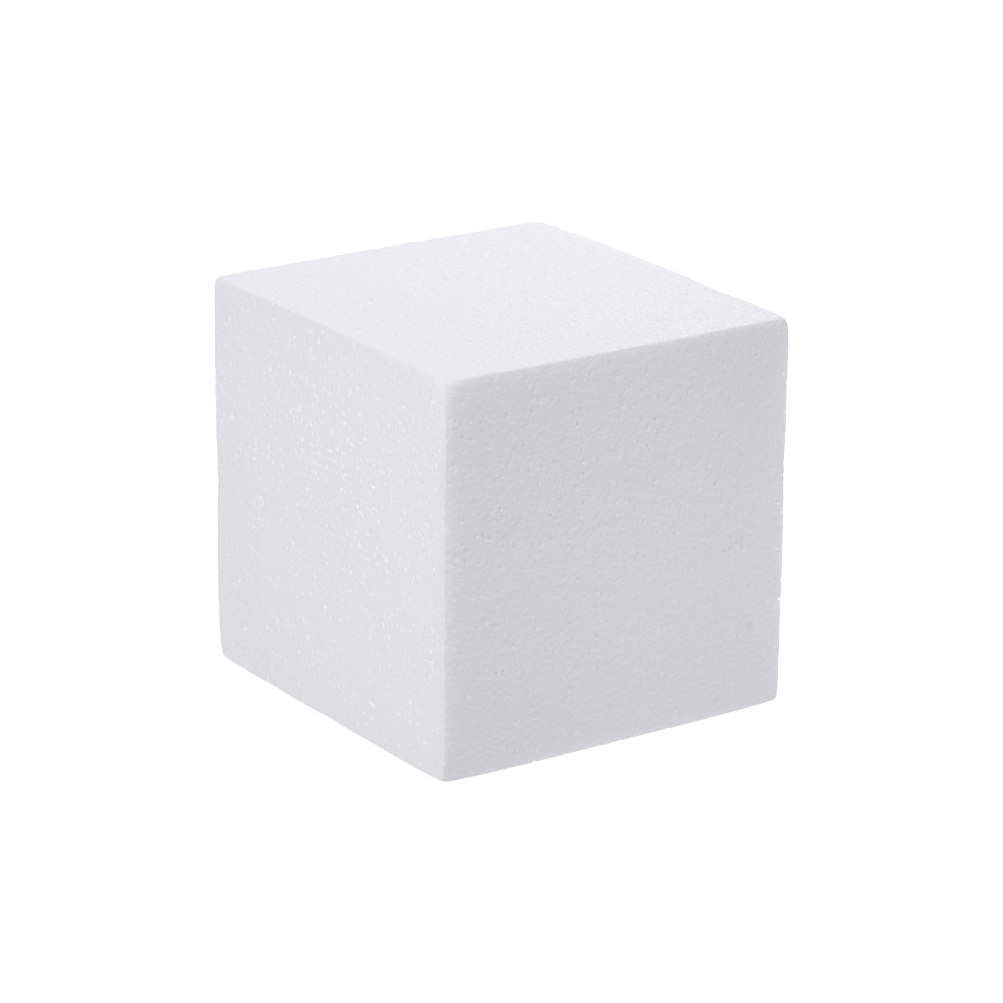 Crafare Paquete de 3 bloques de espuma para manualidades, cubos cuadrados de espuma de poliestireno de 5 x 5 x 5 pulgadas, para proyectos escolares, esculturas, arreglos florales, modelado y centros