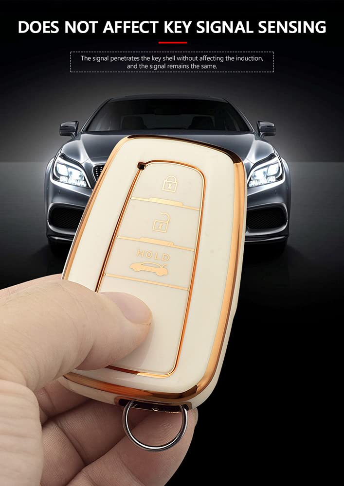 Guscio Chiave Telecomando Cover Toyota Yaris Rav4 Corolla Avensis 2Tasti