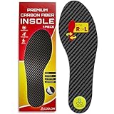 Premium Carbon Fiber Insole - 1 Pc, Men 13, Women 13.5 - Unisex Shoe Insert - Orthotic Support - Stiff Foot Plate for Turf Toe, Hallux Rigidus, Plantar Fasciitis, Flat Feet, Mortons Extension