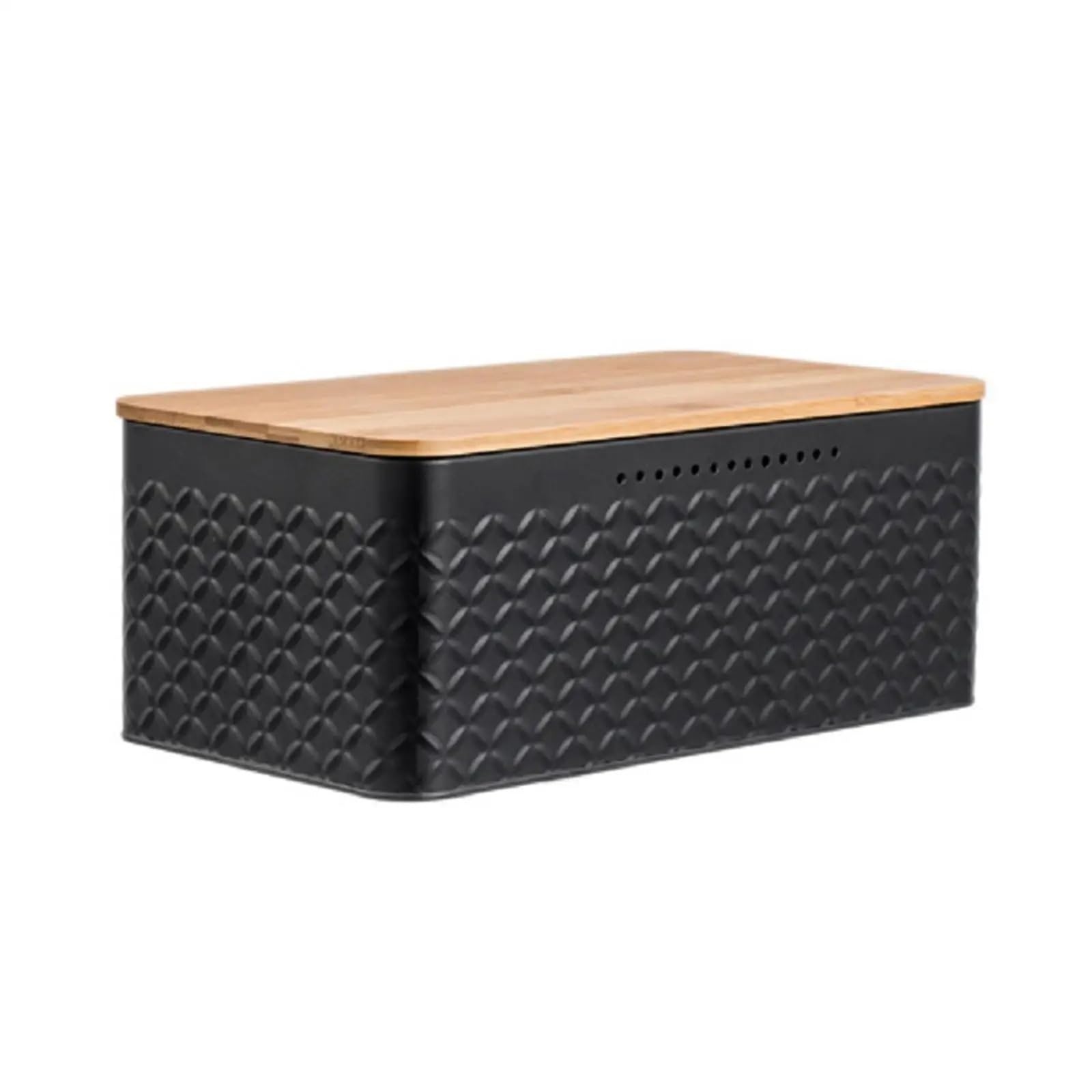 LSNNMU Iron Bread Storage Bin Holder Organizer for Kitchen Counter Bakery Home For Organisation