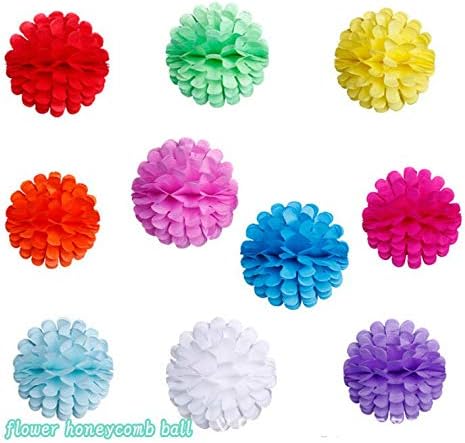 Amazon 花形センチペーパーハニカムボール カラー豊富 パーティ 飾り 紙 ボール ペーパーぽんぽん ホワイト アニメ 萌えグッズ 通販