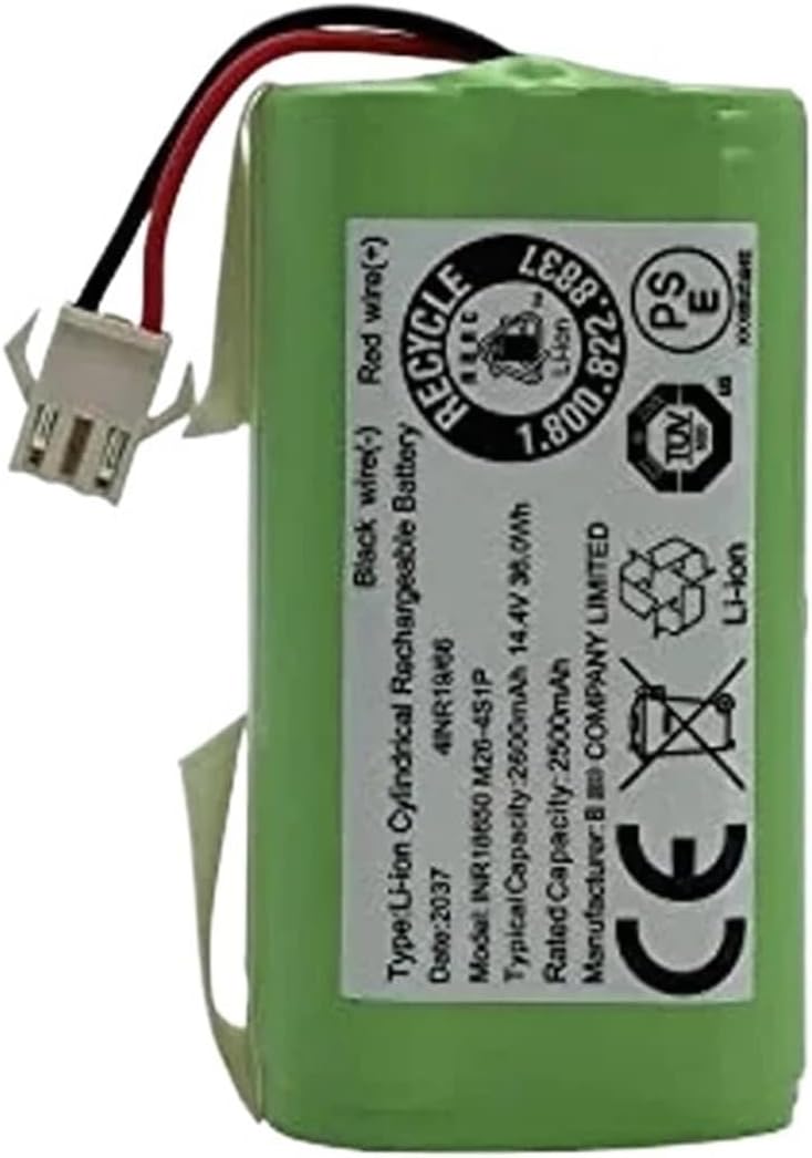 14.4V 2600mAh Replacement Battery, Compatible For Conga, 990 1090,Compatible For Tesvor, X500 Li-ion Battery(3200mAh)