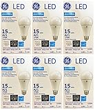 (Pack of 6) GE A21 LED Bulb LED15DA21/827, A21 Shape,15 watt,1600 lumens LED Light Bulb