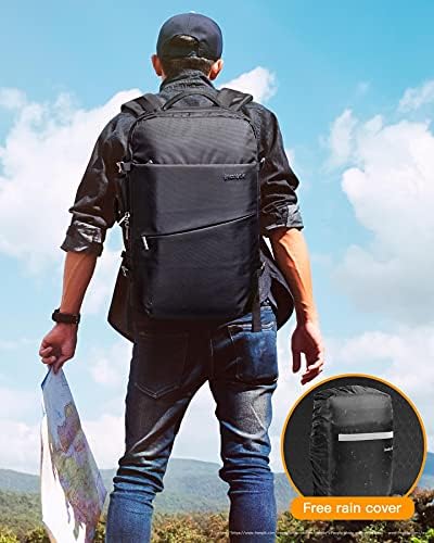 Inateck 40L Super Large Hand Luggage Travel Backpack Laptop Backpack for 15.6-17 Inch Notebooks, Flight Approved Backpack Cabin Backpack for Weekender