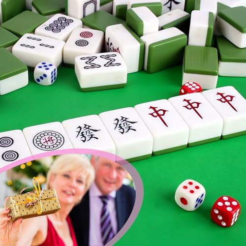 Juego de 4 Señaladores para Mahjong en Acrílico Rosa miniatura 5