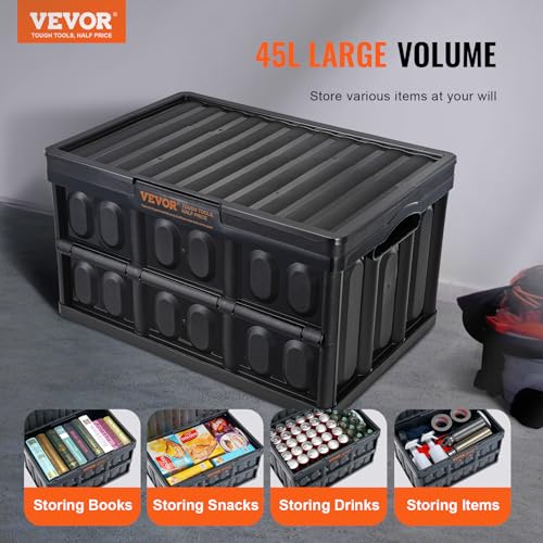 VEVOR-45L-Collapsible-Storage-Bins-with-Lids-3-Packs-Stackable-Utility-Crates-with-Handles-Large-Folding-Containers-for-Organizing-Tools-Snacks-Books-Food-Drinks-Camping-Transport