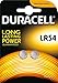 Produktbild Duracell LR54 Alkali-Batterie 1,5 V  Batterien (Alkali, Knopf/Münze, 1,5 V, Silber, 3 mm, 1,2 cm)